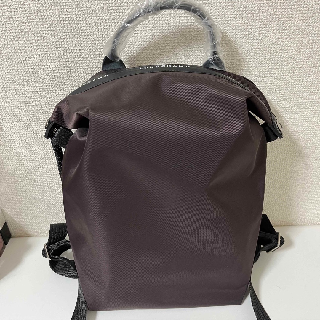 LONGCHAMP(ロンシャン)の【新品】ロンシャン ル プリアージュENERGY 最新バックパックチョコレートM レディースのバッグ(リュック/バックパック)の商品写真