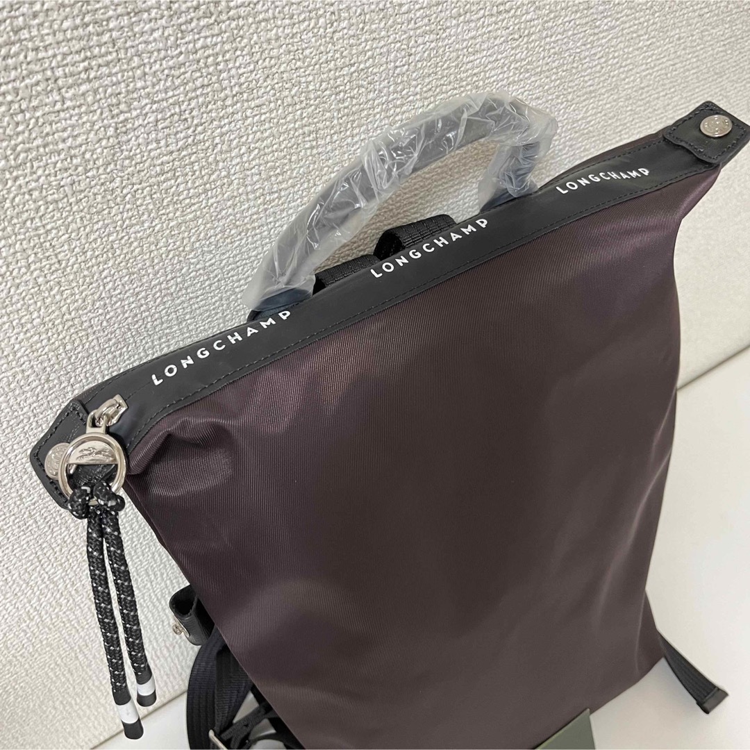 LONGCHAMP(ロンシャン)の【新品】ロンシャン ル プリアージュENERGY 最新バックパックチョコレートM レディースのバッグ(リュック/バックパック)の商品写真