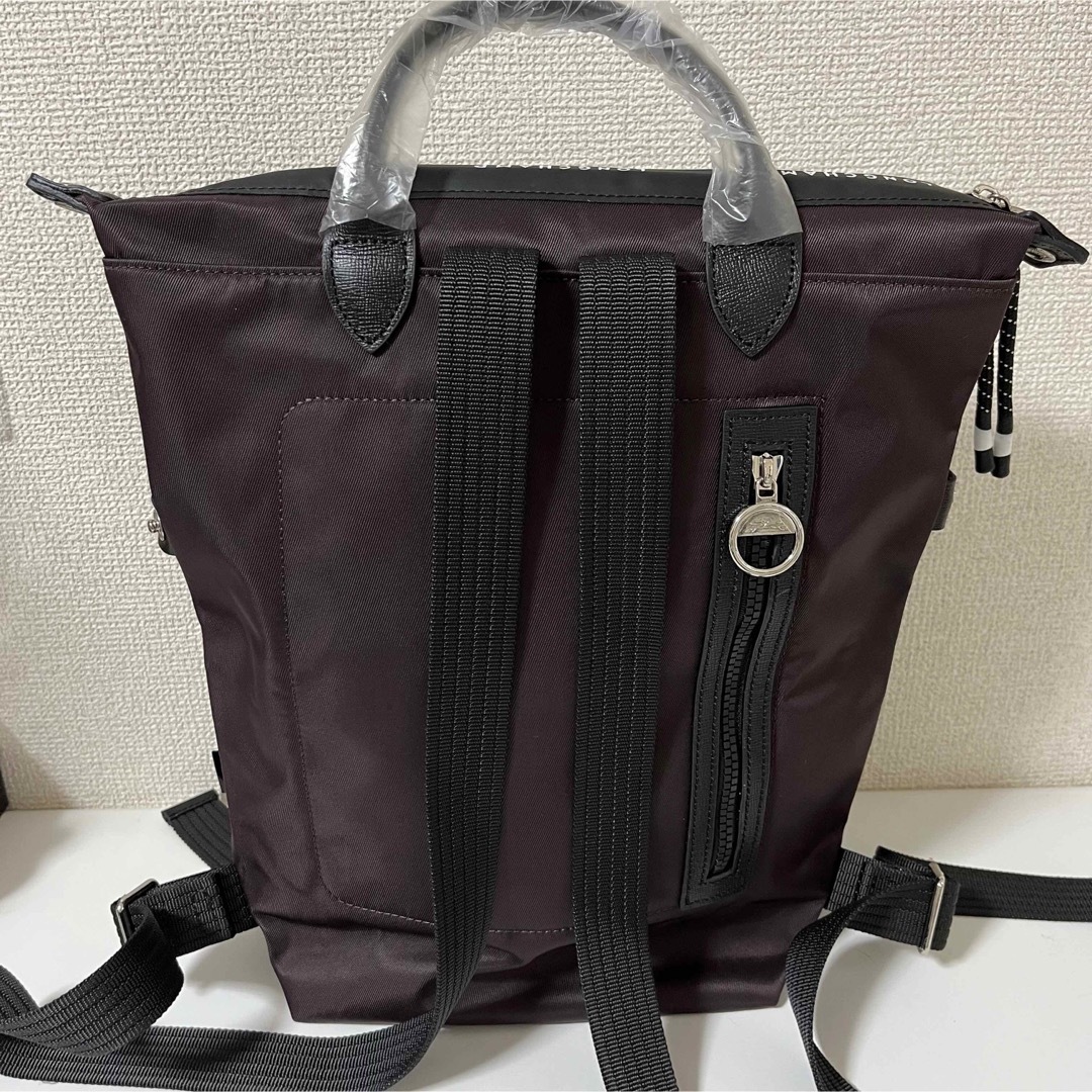 LONGCHAMP(ロンシャン)の【新品】ロンシャン ル プリアージュENERGY 最新バックパックチョコレートM レディースのバッグ(リュック/バックパック)の商品写真