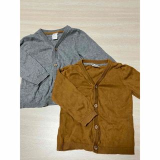 エイチアンドエム(H&M)の【プロフ必読】Ｈ＆M ベビー服　 カーディガン　秋冬　80サイズ まとめ売り　(カーディガン/ボレロ)