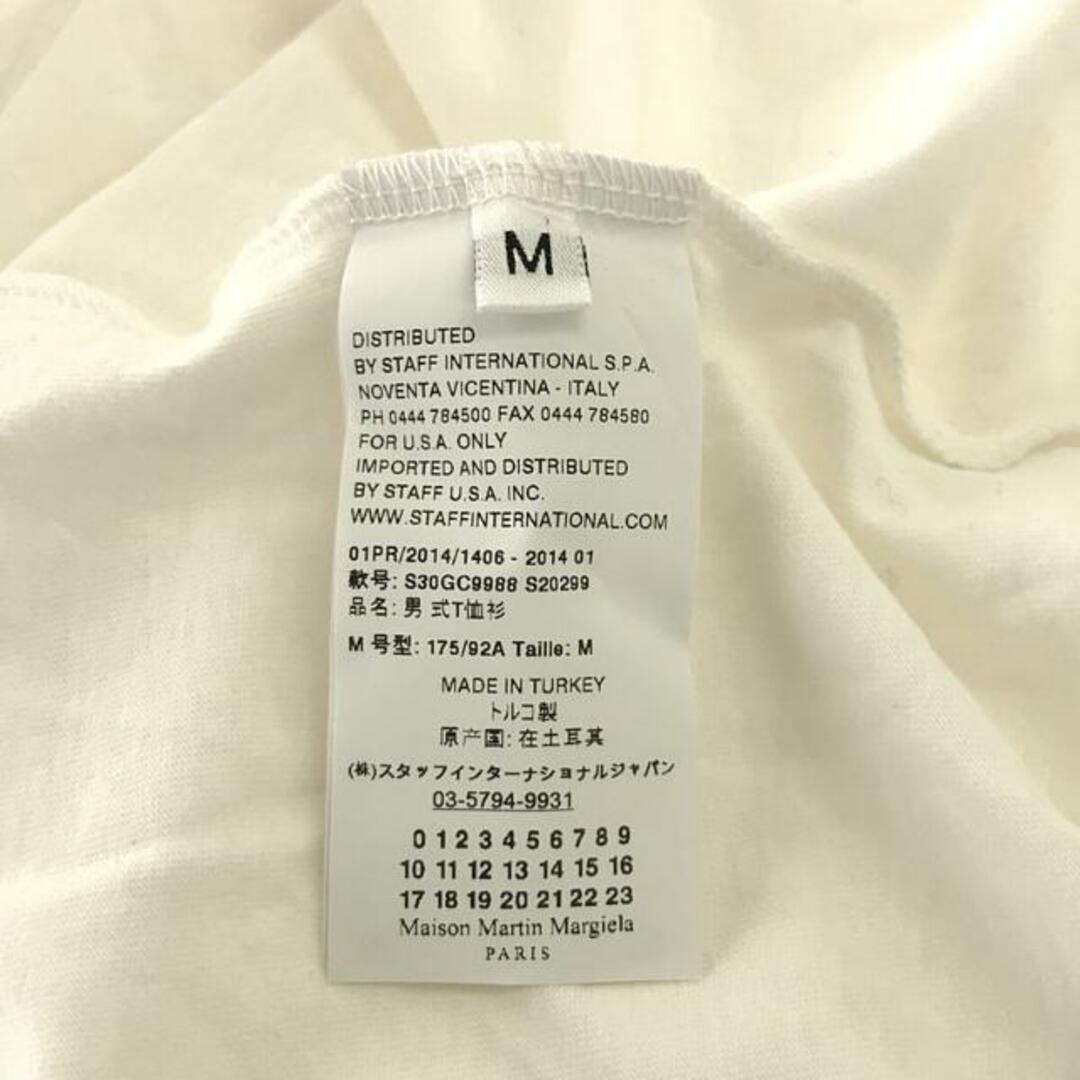 Maison Martin Margiela(マルタンマルジェラ)のMaison Martin Margiela / メゾンマルタンマルジェラ | 2014SS | Vネックエイズ Tシャツ | M | ホワイト | メンズ メンズのトップス(Tシャツ/カットソー(半袖/袖なし))の商品写真