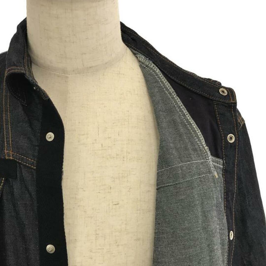 sacai(サカイ)のsacai / サカイ | 2022SS | Denim Blouson / ドローストリング デニム シャツ ジャケット | 2 | インディゴ | メンズ メンズのジャケット/アウター(その他)の商品写真