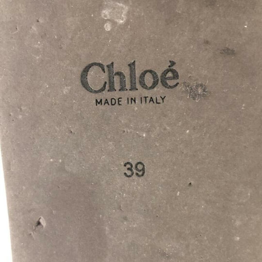 Chloe(クロエ)の【美品】  Chloe / クロエ | ビジューソール クロスサンダル | 39 | ブラック | レディース レディースの靴/シューズ(サンダル)の商品写真