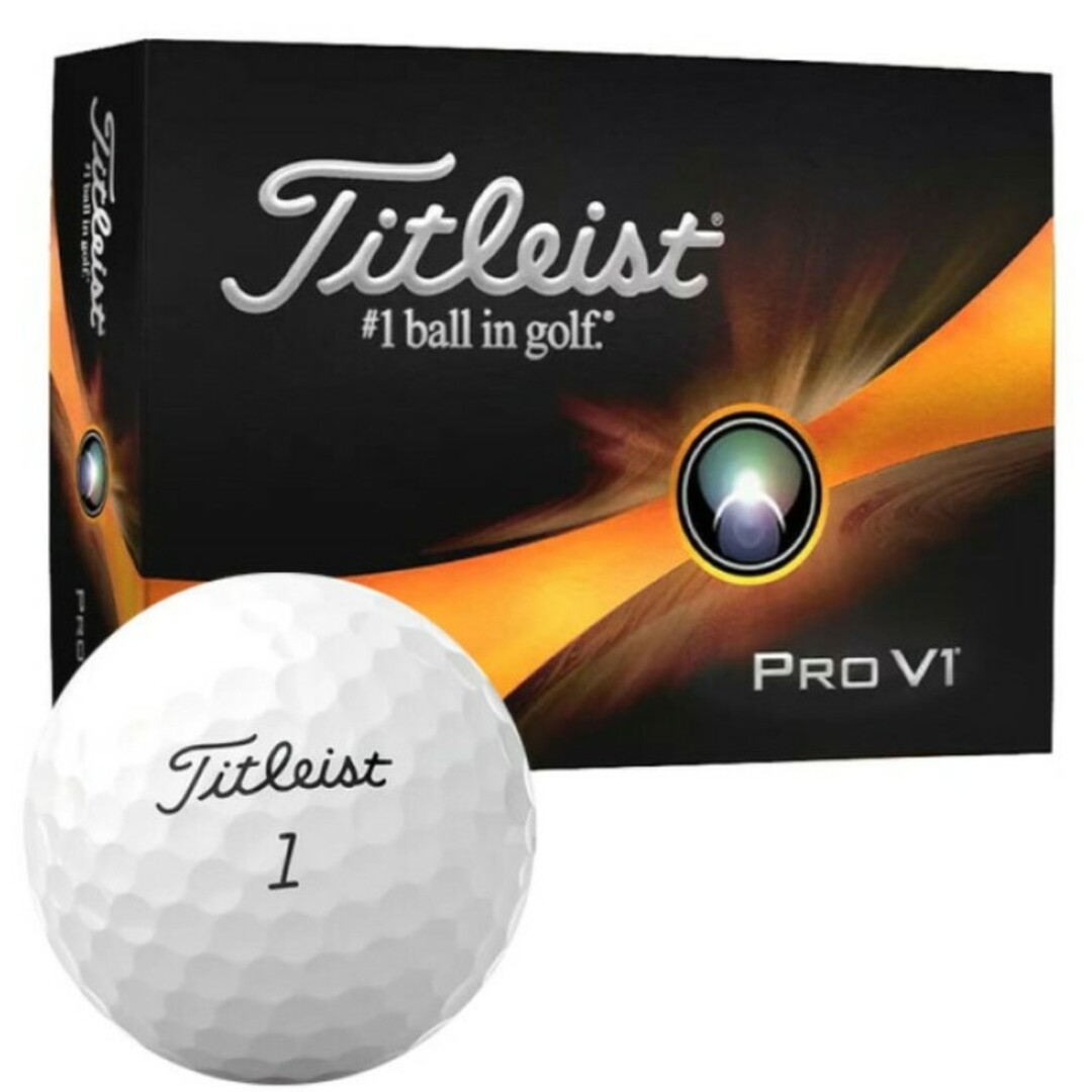 Titleist(タイトリスト)のタイトリスト　ProV1　2ダース　V1x2スリーブセット スポーツ/アウトドアのゴルフ(その他)の商品写真