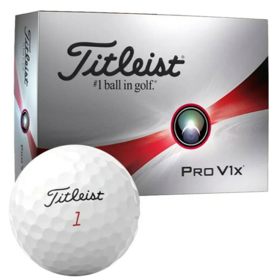 Titleist(タイトリスト)のタイトリスト　ProV1　2ダース　V1x2スリーブセット スポーツ/アウトドアのゴルフ(その他)の商品写真