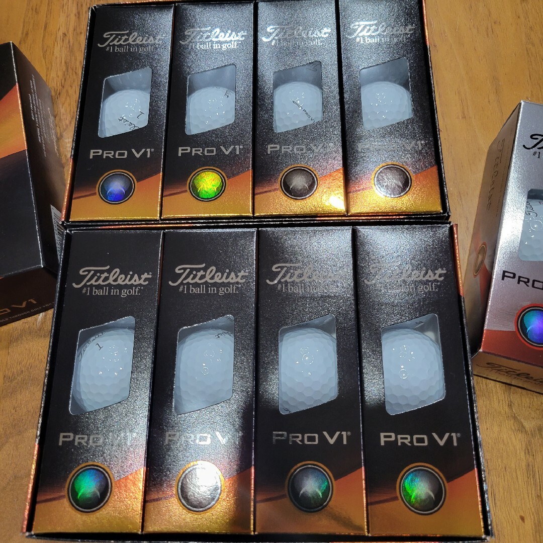 Titleist(タイトリスト)のタイトリスト　ProV1　2ダース　V1x2スリーブセット スポーツ/アウトドアのゴルフ(その他)の商品写真