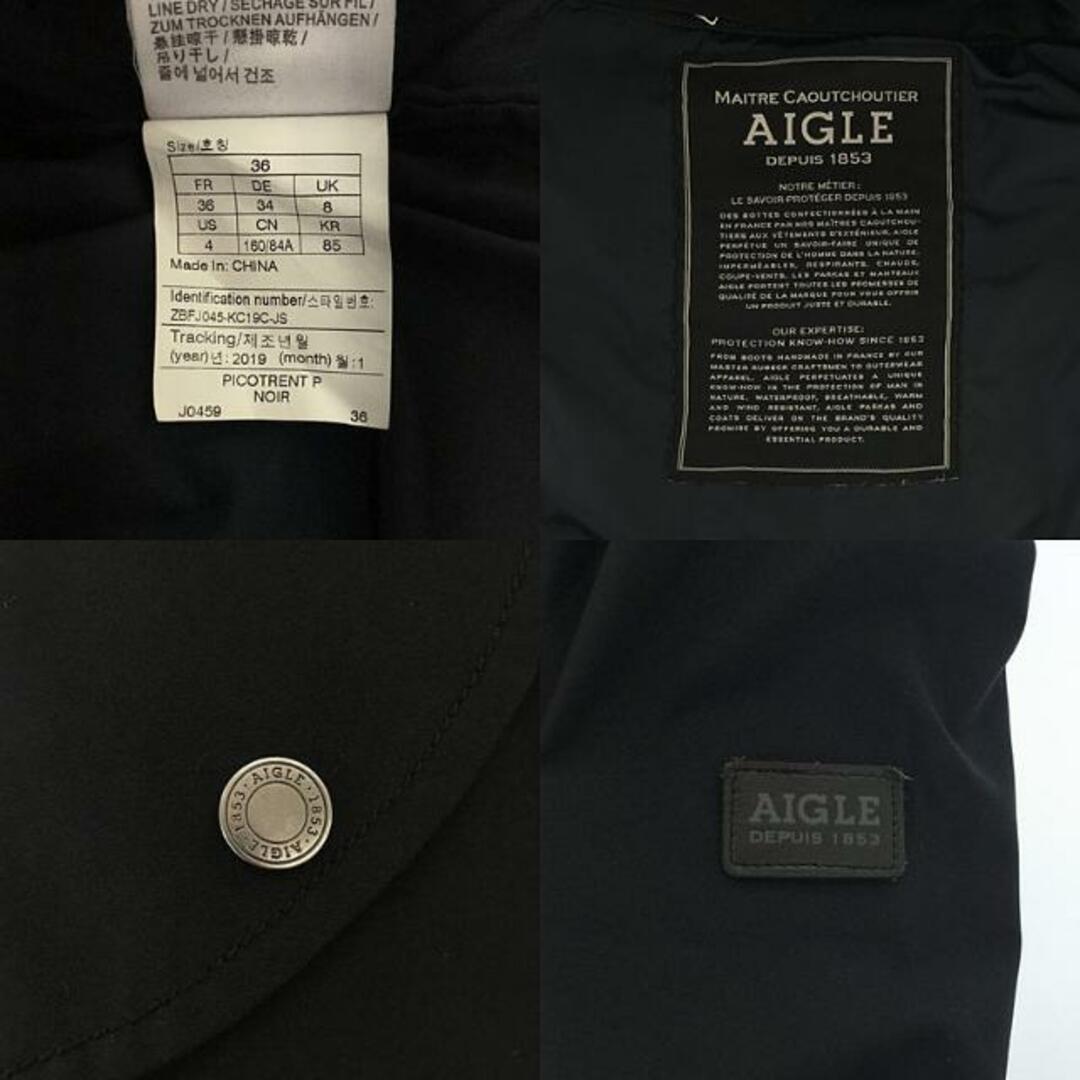 AIGLE(エーグル)のAIGLE / エーグル | GORTEX マウンテンパーカー | 36 | ブラック | レディース レディースのジャケット/アウター(その他)の商品写真