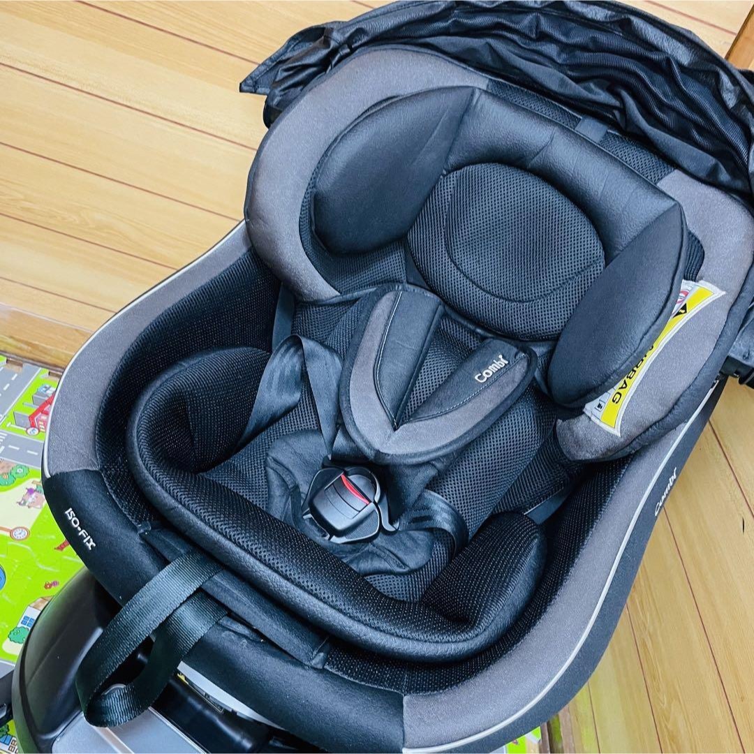 即決 使用期間5ヶ月 美品 combiクルムーヴスマートISOFIX 付属品完備-