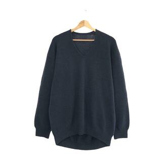 クレプスキュール(crépuscule )のCrepuscule / クレプスキュール | wholegarment V/N pullover / ホールガーメントVネックニット | 1 | ネイビー | メンズ(ニット/セーター)