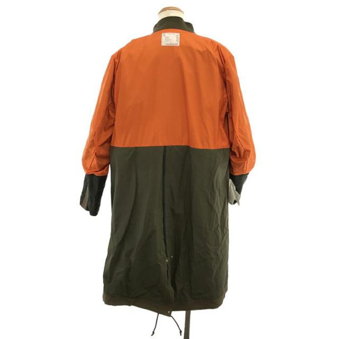 sacai(サカイ)の【美品】  sacai / サカイ | 2020AW | Nylon Twill Coat / 異素材 ドッキング MA-1 ミリタリー モッズコート | 1 | カーキ | メンズ メンズのジャケット/アウター(その他)の商品写真