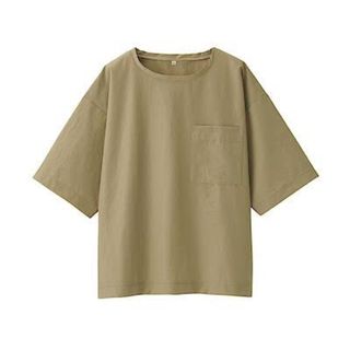 ムジルシリョウヒン(MUJI (無印良品))の【未使用品】MUJI Labo 風を通すクルーネックTシャツ男女兼用(Tシャツ/カットソー(半袖/袖なし))