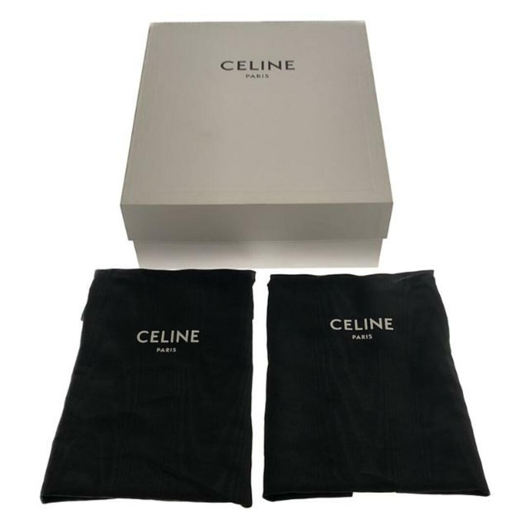 【美品】  CELINE / セリーヌ | ブロック スライド サンダル / メッシュ＆CELINEジャカード | 37 | Black | レディース