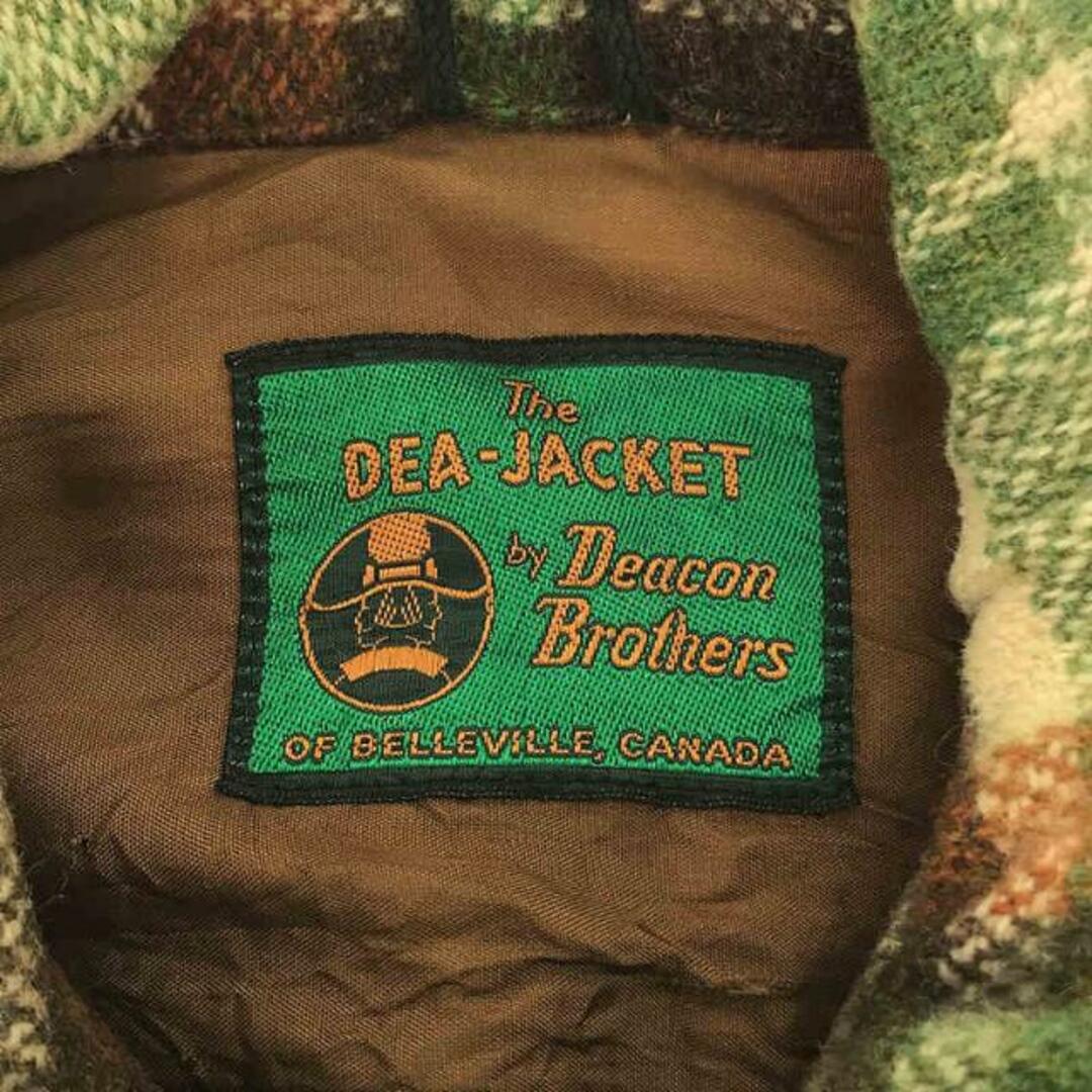 【美品】  VINTAGE / ヴィンテージ古着 | DEACON BROTHERS / ディーコンブラザーズ ウール チェックシャツ ジャケット | マルチカラー | メンズ メンズのジャケット/アウター(その他)の商品写真