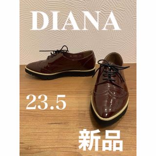 DIANA レースアップ シューズ　新品　美品　23.5