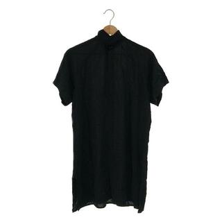 Y's / ワイズヨウジヤマモト | サイドスリット レギュラーカラーシャツ | ブラック | レディース(シャツ/ブラウス(半袖/袖なし))