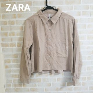 ザラ(ZARA)の【本日削除/最終値下】ZARA コーデュロイシャツ(シャツ/ブラウス(長袖/七分))