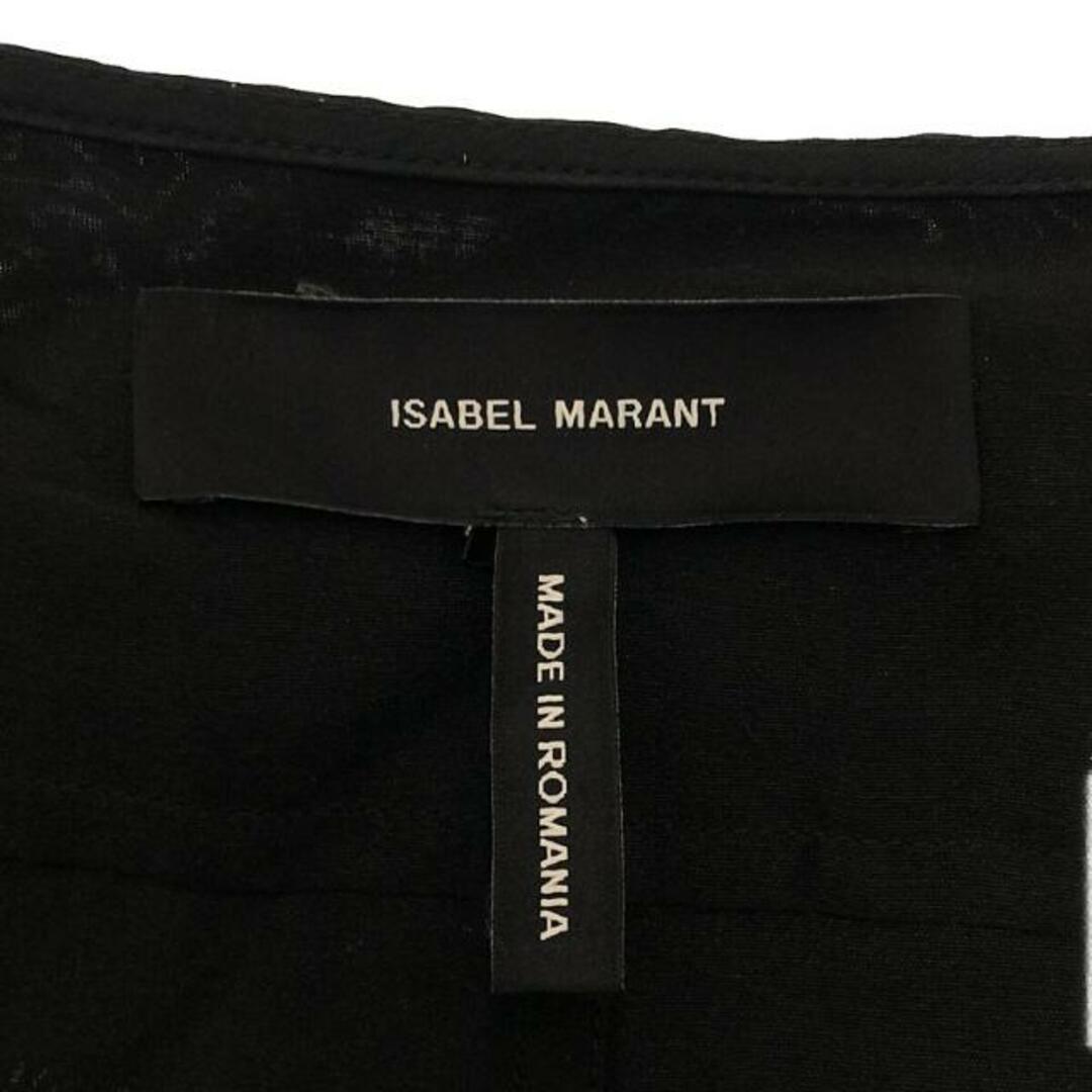 Isabel Marant(イザベルマラン)のISABEL MARANT / イザベルマラン | ウエストデザイン ワンピース | 38 | ブラック | レディース レディースのワンピース(ひざ丈ワンピース)の商品写真