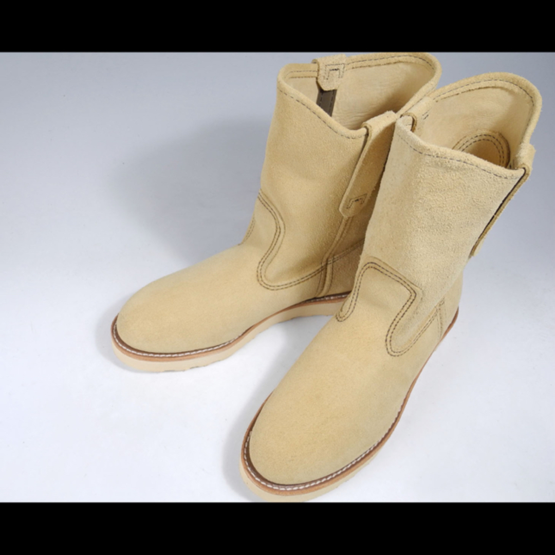 REDWING - 廃盤レッドウィング8168ペコスベージュスエード羽タグ REDWING - 廃盤レッドウィング8168ペコスベージュスエード羽タグ