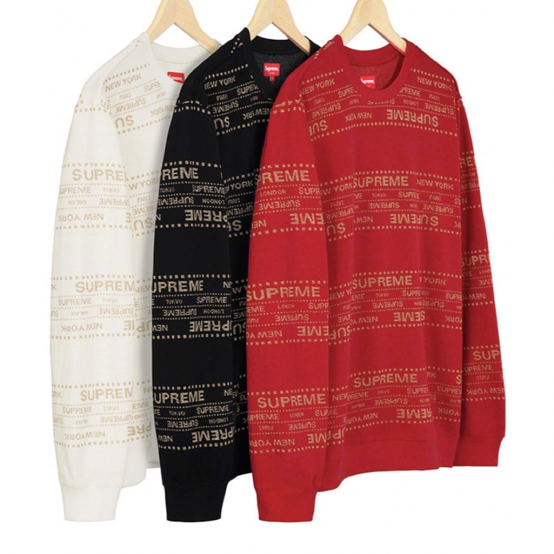 Supreme Metallic Jacquard Crewneck