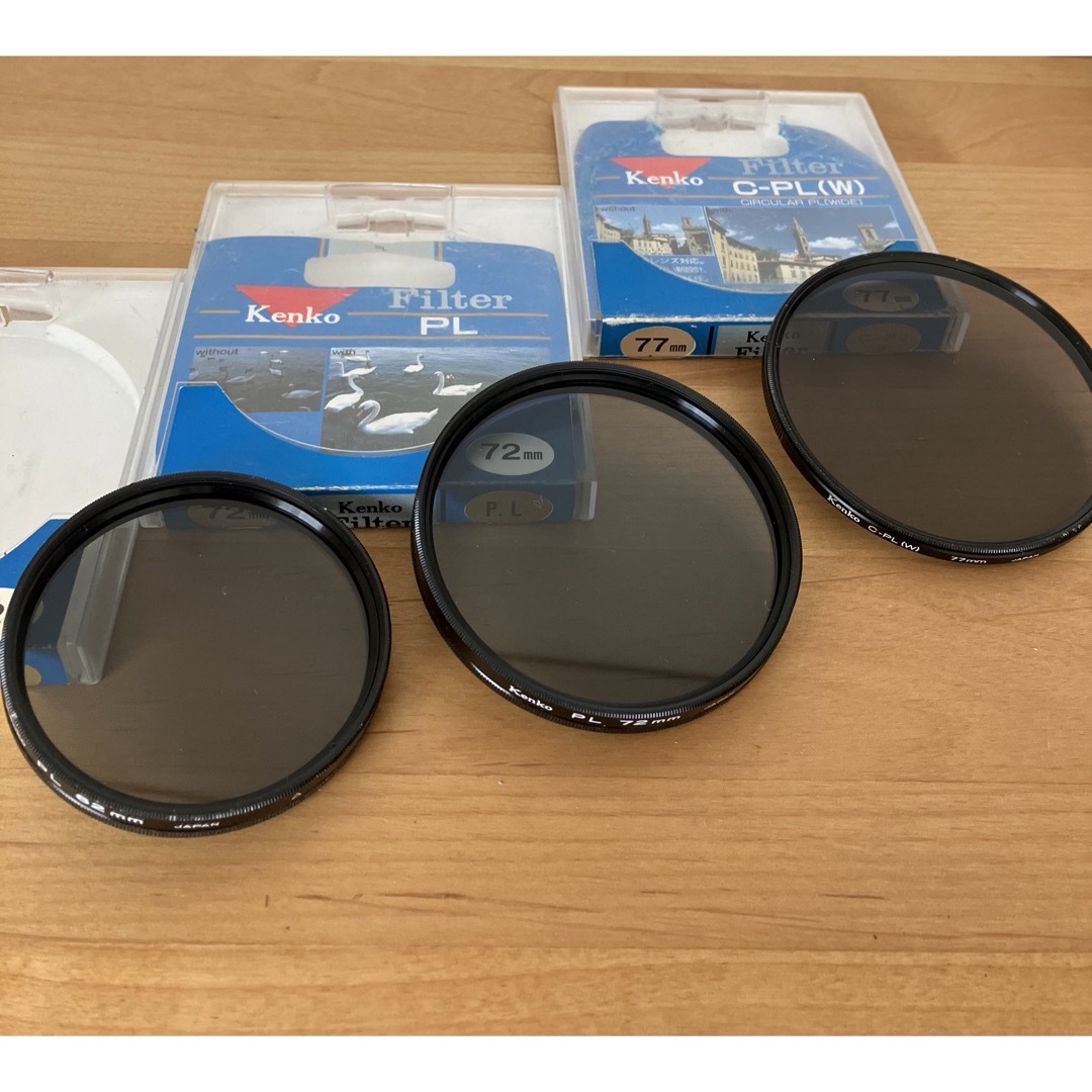 Kenko(ケンコー)のKenko(ケンコー) PL Filter 3点62mm, 72mm, 77mm スマホ/家電/カメラのカメラ(フィルター)の商品写真