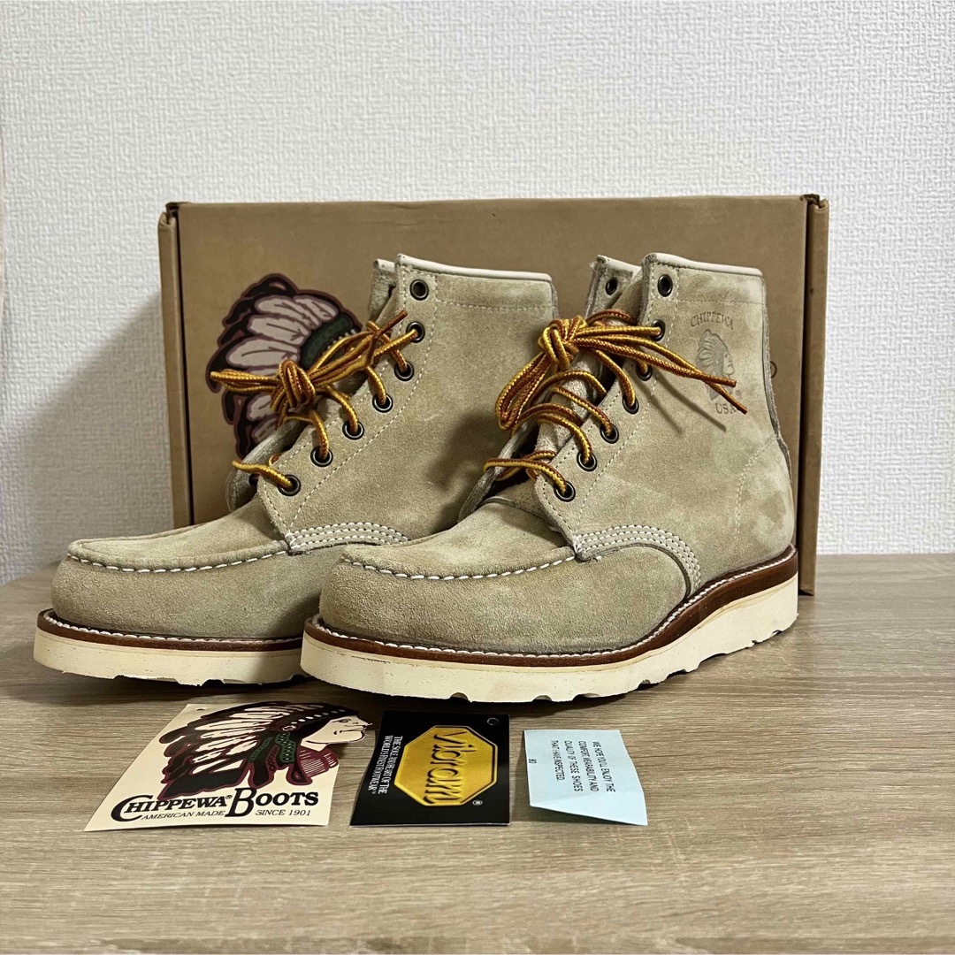 廃盤 希少 RED WING レッドウィング 8895 スエード ベージュ-