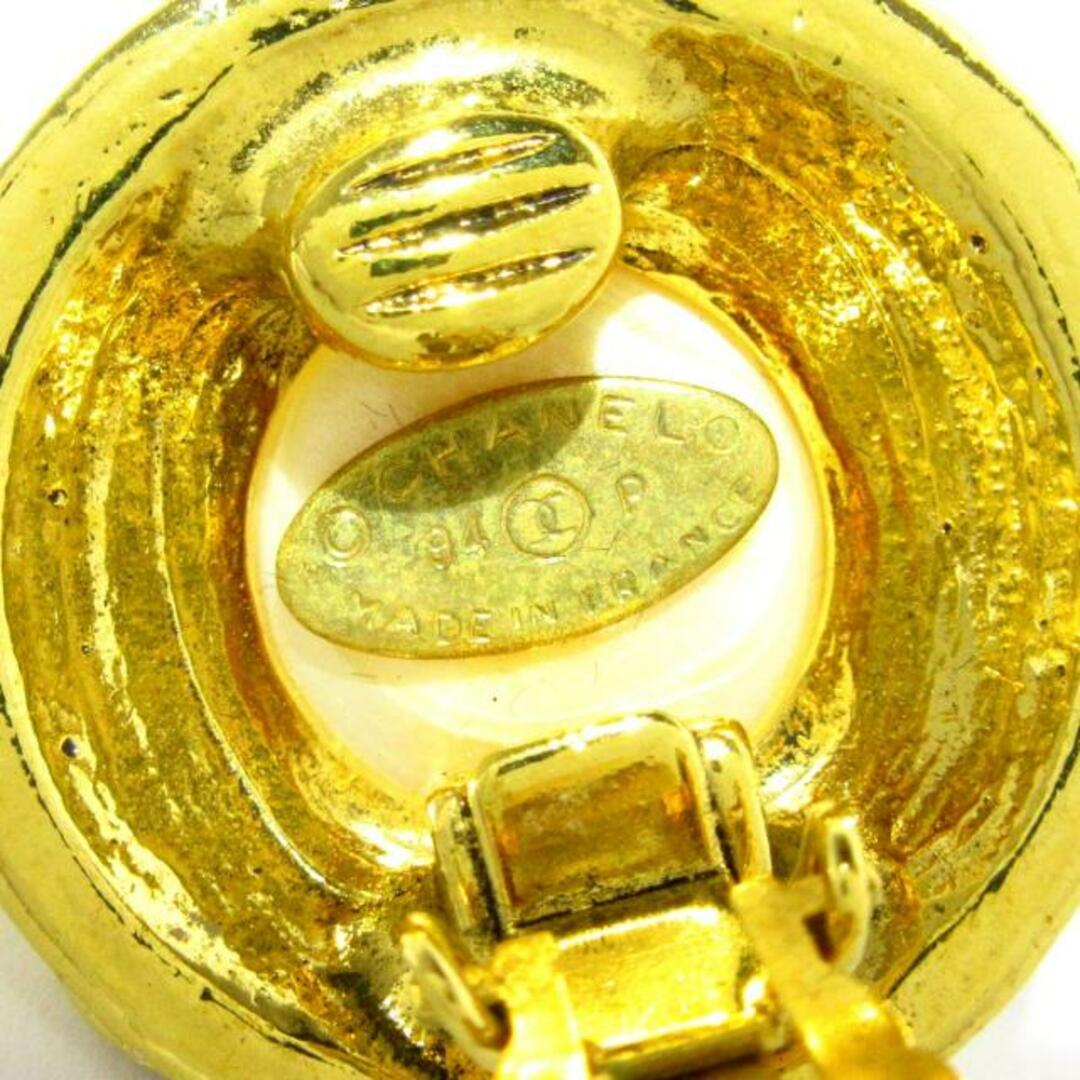 CHANEL - シャネル イヤリング ゴールド×アイボリーの通販 by ブラン