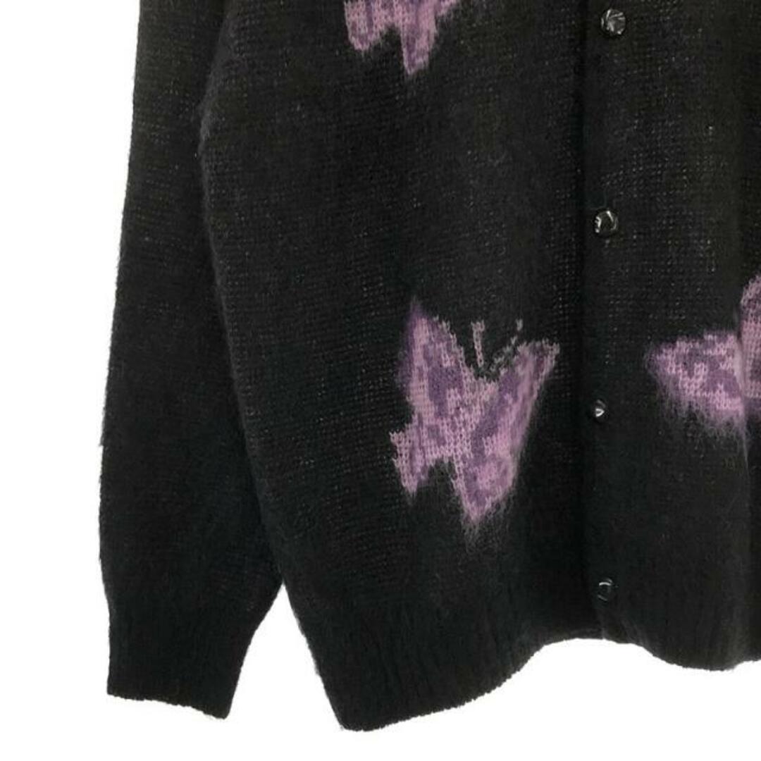 【美品】 Needles / ニードルス | × UNION TOKYO Mohair Cardigan / パピヨン モヘヤニットカーディガン |  L | Black | メンズ