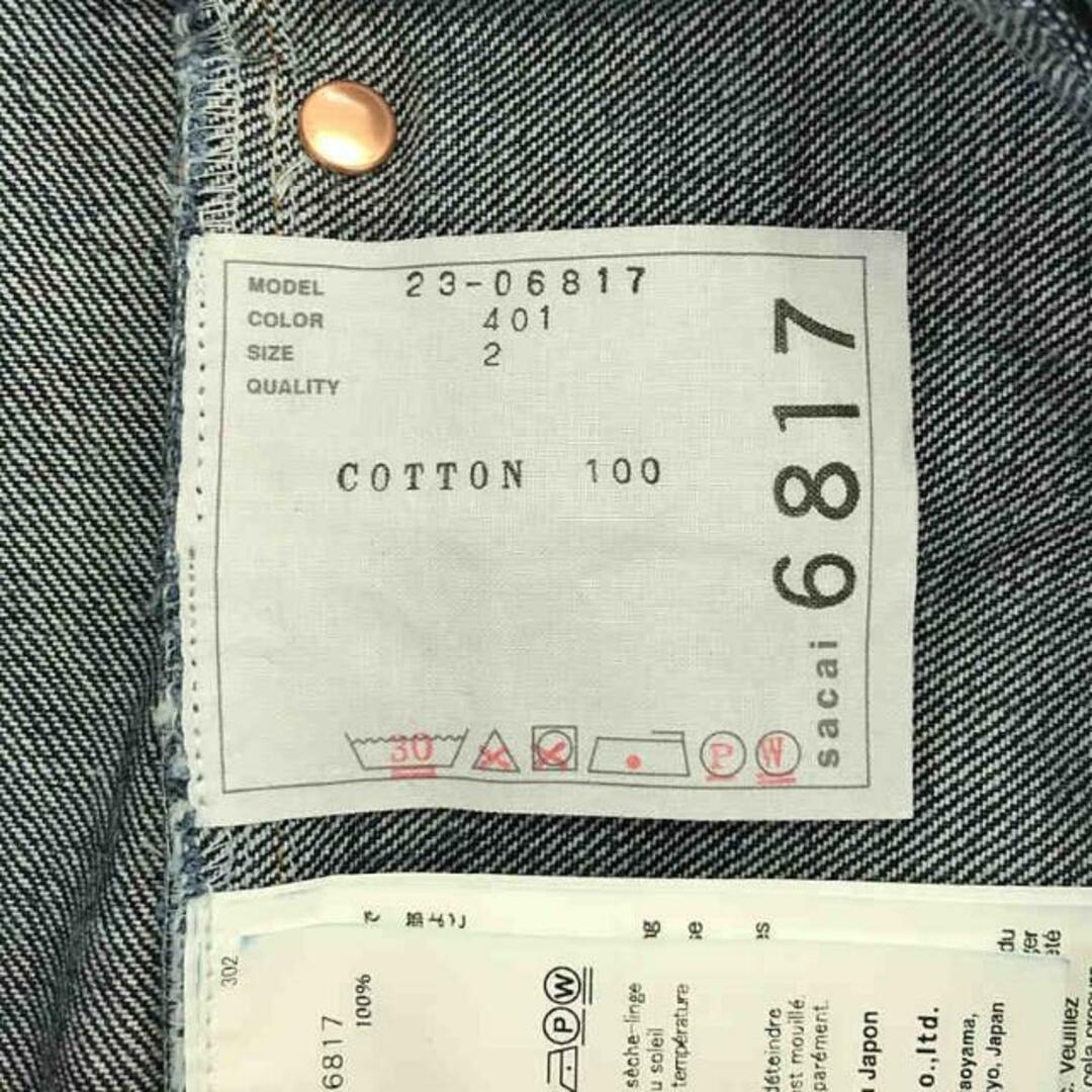 sacai - 【美品】 sacai / サカイ | 2023SS | Denim Pants / 再構築