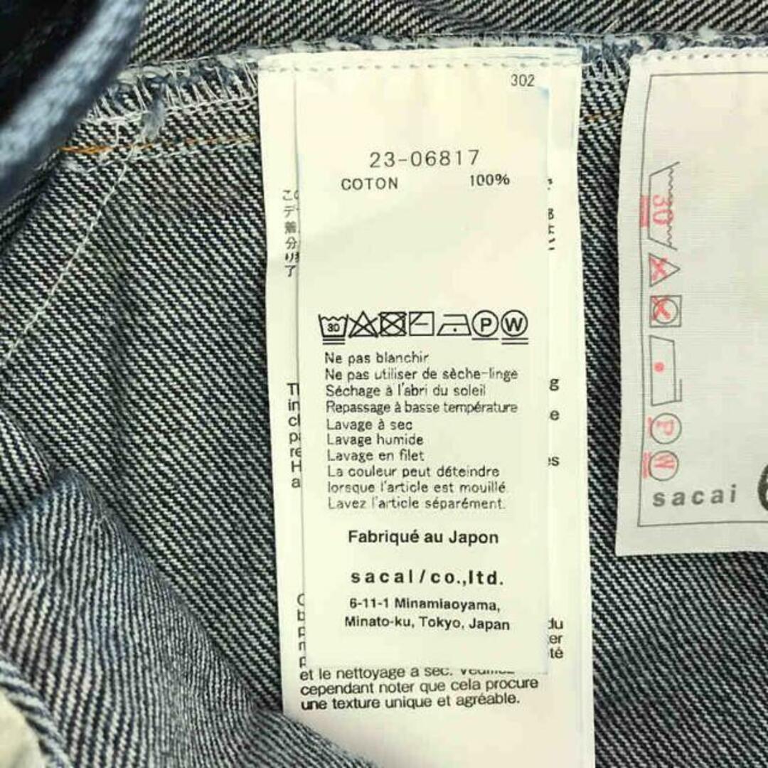 sacai - 【美品】 sacai / サカイ | 2023SS | Denim Pants / 再構築