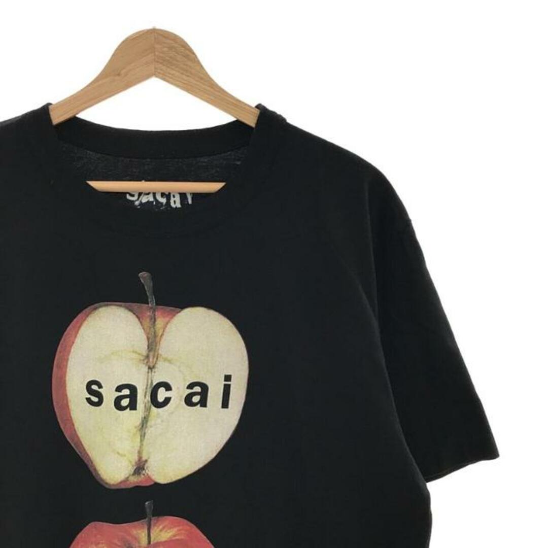 sacai(サカイ)のsacai / サカイ | × UNDERCOVER / アンダーカバー プリントTシャツ | 4 | ブラック | メンズ メンズのトップス(Tシャツ/カットソー(半袖/袖なし))の商品写真