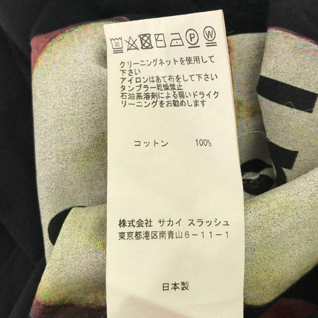 sacai(サカイ)のsacai / サカイ | × UNDERCOVER / アンダーカバー プリントTシャツ | 4 | ブラック | メンズ メンズのトップス(Tシャツ/カットソー(半袖/袖なし))の商品写真