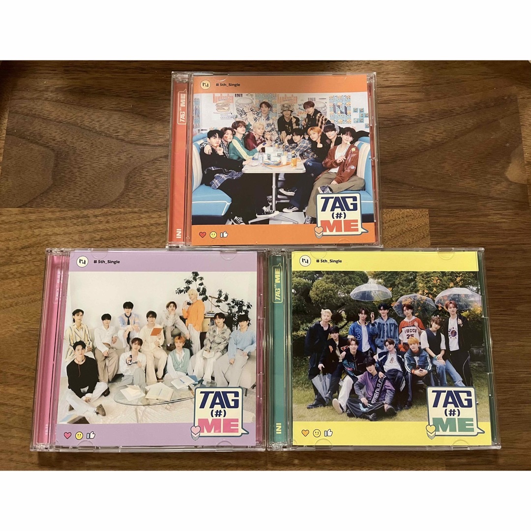 INI 『TAG ME』3形態セット エンタメ/ホビーのCD(ポップス/ロック(邦楽))の商品写真