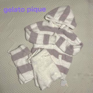 ジェラートピケ(gelato pique)の【新品・未使用】ジェラートピケ　ルームウェア　　セットアップ　3点セット(ルームウェア)