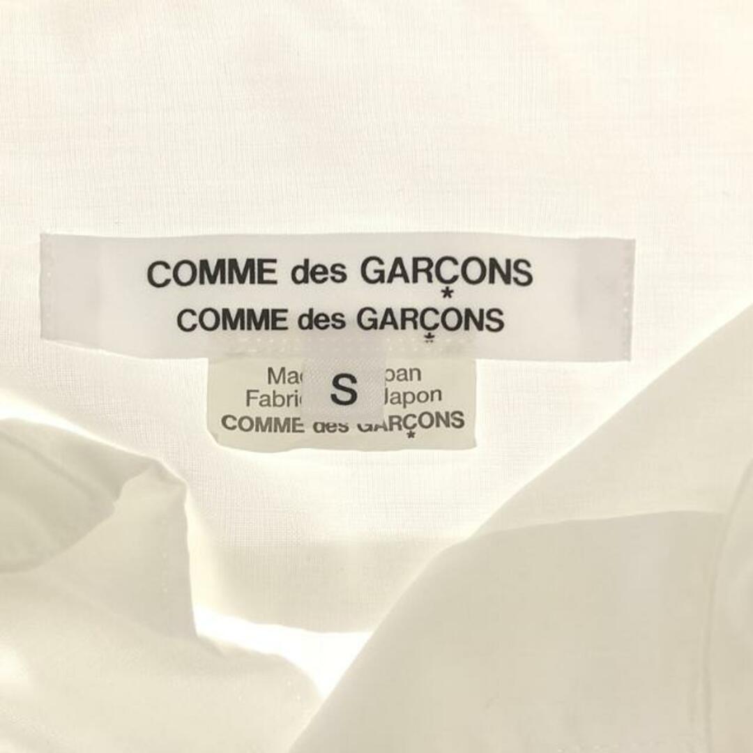 レディース【美品】  COMME des GARCONS COMME des GARCONS / コムコム | 2022SS | コットン カッティング レギュラーカラーシャツ | S | ホワイト | レディース