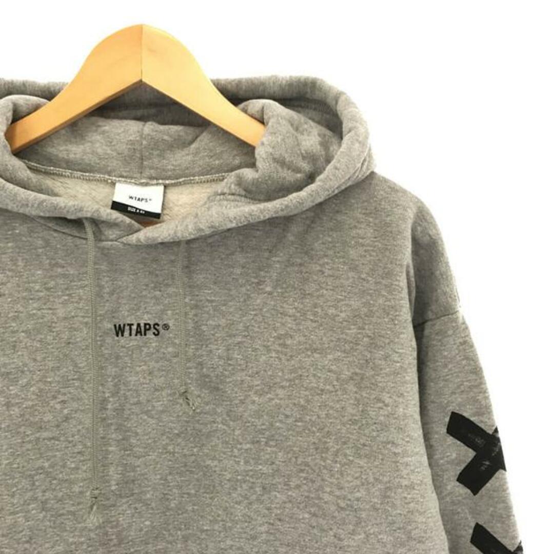 WTAPS / ダブルタップス | SCREEN クロス スウェットプルオーバー | 3 | グレー | メンズ