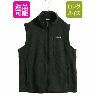 パタゴニア(patagonia)のパタゴニア ベターセーター ベスト XL フリース フルジップ 黒 アウトドア(ベスト)