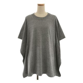 ハイク(HYKE)の【美品】  HYKE / ハイク | PONCHO / オーバーシルエット プルオーバー ポンチョ カットソー | F | グレー | レディース(Tシャツ(半袖/袖なし))