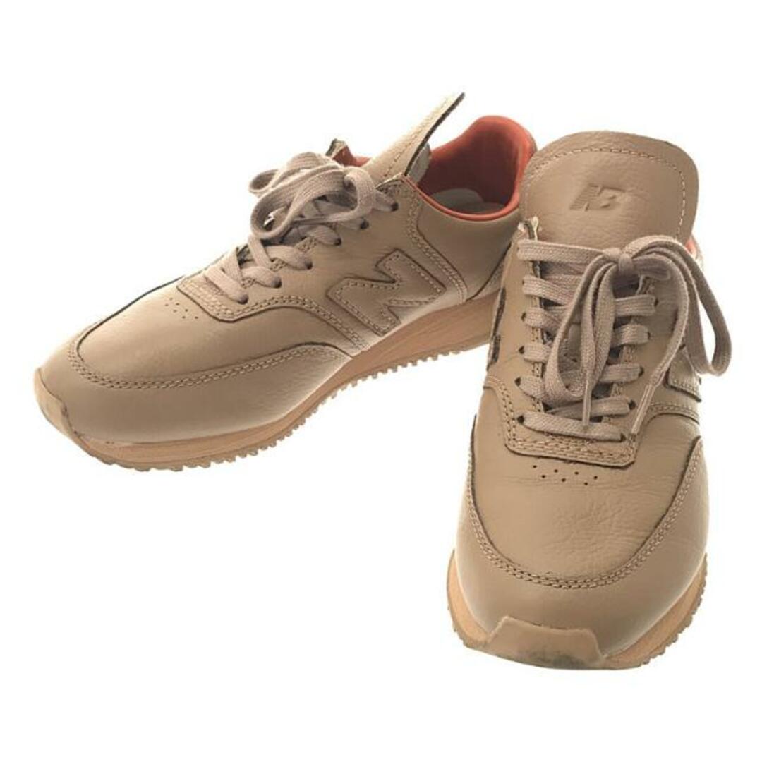 【美品】  AURALEE / オーラリー | × NEW BALANCE / ニューバランス 別注 MLC100AU レザー スニーカー | 22.5 | beige | レディーススニーカー