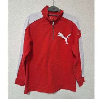 プーマ(PUMA)の【2】プーマ　トレーナー　赤　女の子　男の子　ＰＵＭＡ(Tシャツ/カットソー)