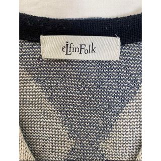 eLfinFolk☆Knights jacquard cardigan☆130