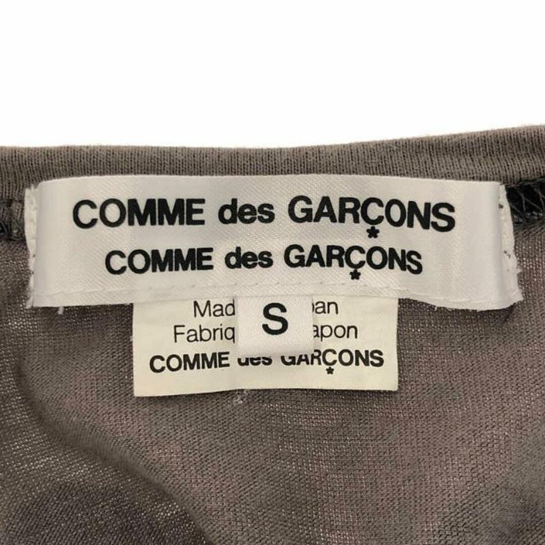 COMME des GARCONS COMME des GARCONS / コムコム | ドット ラウンドデザイン カットソー | S | グレー/ブラック | レディース レディースのトップス(Tシャツ(半袖/袖なし))の商品写真
