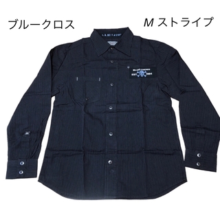 bluecross - ブルークロス ストライプ 長袖 シャツ Mサイズ 未使用