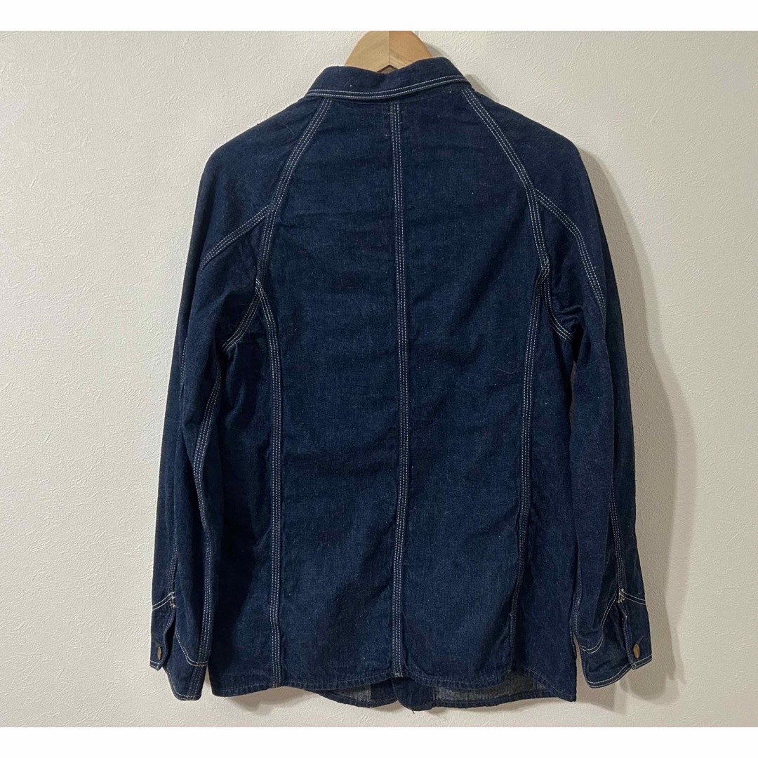 美品 orslow 1950 DENIM COVER ALL O/W 1 メンズのジャケット/アウター(カバーオール)の商品写真