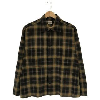 スティーブンアラン(steven alan)のsteven alan / スティーブンアラン | CHECK CAMP COLLAR オープンカラーシャツ | S | マルチカラー | メンズ(Tシャツ/カットソー(七分/長袖))