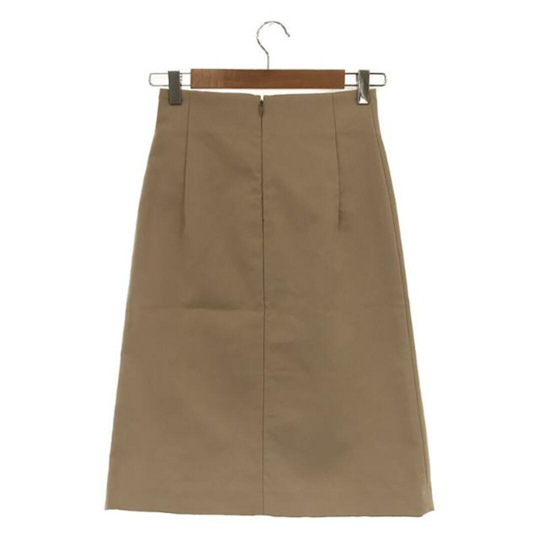 Whim Gazette / ウィムガゼット | バックスリットＡラインスカート | 36 | ベージュ | レディース レディースのスカート(ひざ丈スカート)の商品写真