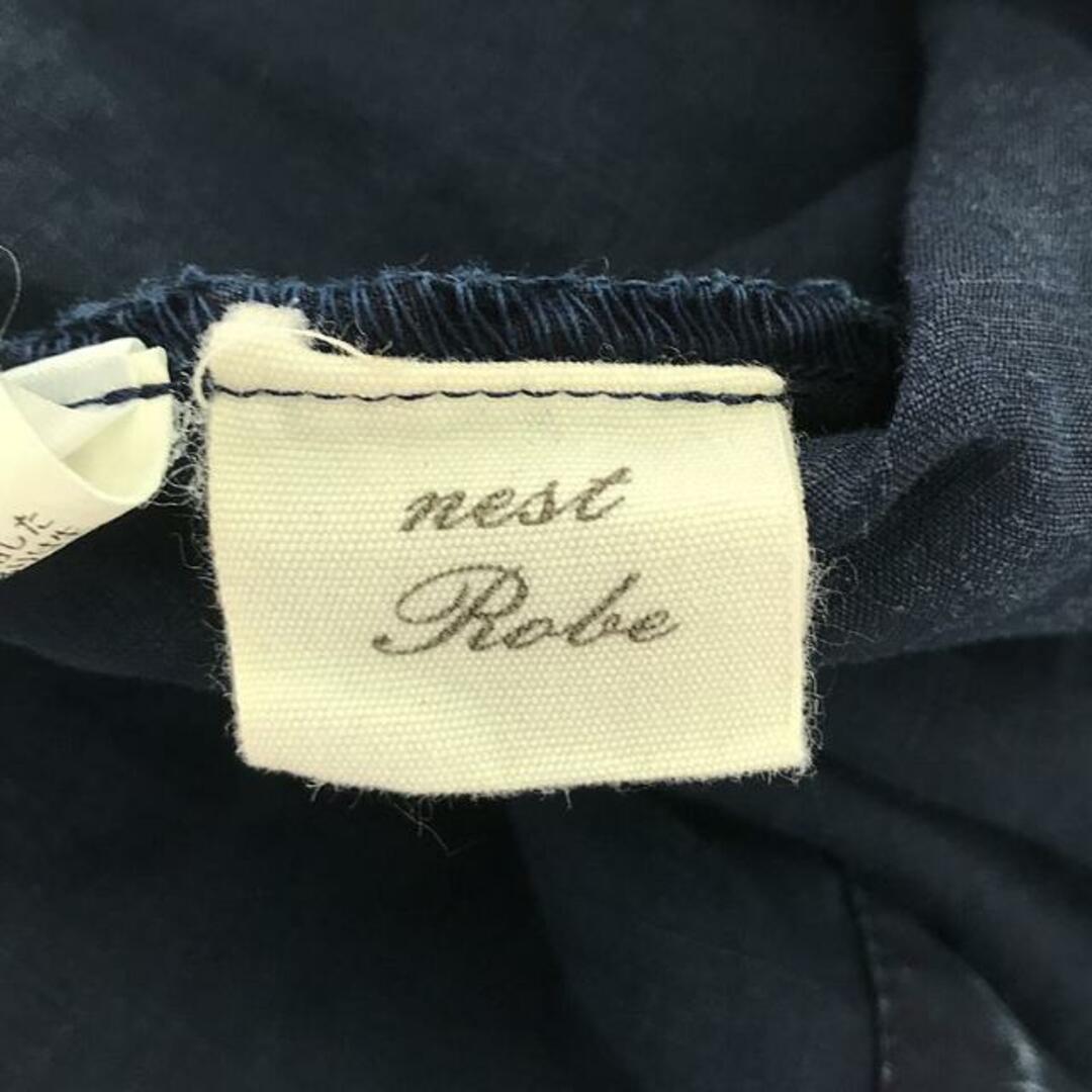 nest Robe(ネストローブ)のnest robe / ネストローブ | リネンワイドワンピース | ネイビー | レディース レディースのワンピース(ロングワンピース/マキシワンピース)の商品写真