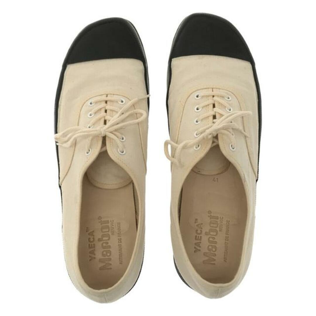 YAECA(ヤエカ)の【美品】  YAECA / ヤエカ | Marbot  OXFORD SNEAKERS UNISEX / マルボー オックスフォードスニーカー / ユニセックス | 41 | ホワイト/ブラック | メンズ メンズの靴/シューズ(スニーカー)の商品写真