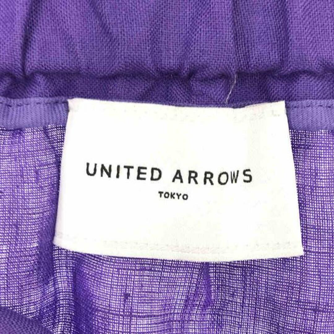 UNITED ARROWS(ユナイテッドアローズ)のUNITED ARROWS / ユナイテッドアローズ | リネン マキシスカート | 38 | パープル | レディース レディースのスカート(ロングスカート)の商品写真