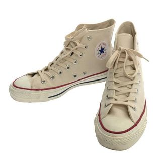 コンバース(CONVERSE)の【美品】  CONVERSE / コンバース | CANVAS ALL STAR HI ハイカットスニーカー | 7 1/2 | アイボリー | メンズ(スニーカー)