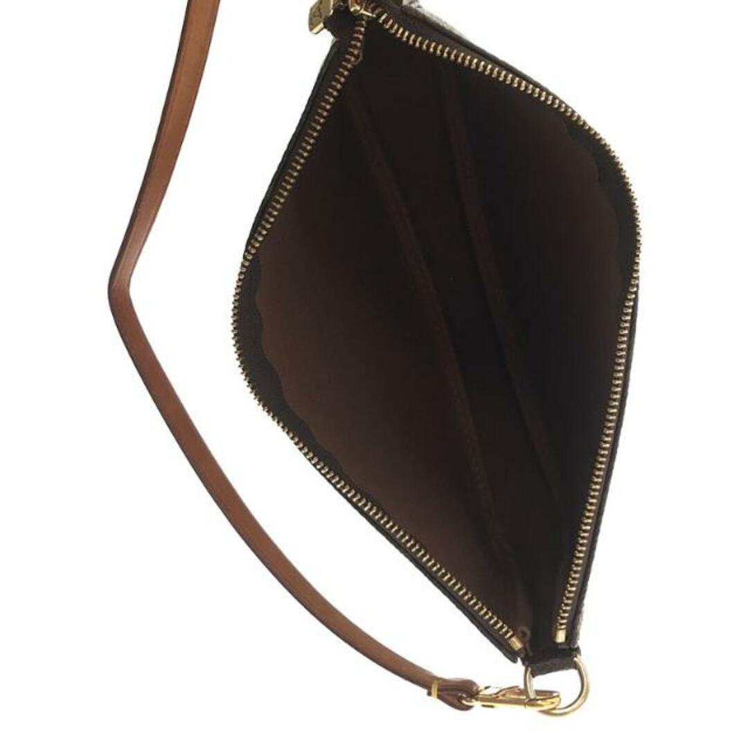 LOUIS VUITTON(ルイヴィトン)の【美品】  Louis Vuitton / ルイヴィトン | M51980 モノグラム レザー ポシェット アクセソワール ポーチ ハンドバッグ | ブラウン | レディース レディースのバッグ(その他)の商品写真